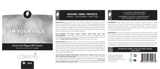 In Yo Face! Natural, Vegan BB Cream My Store