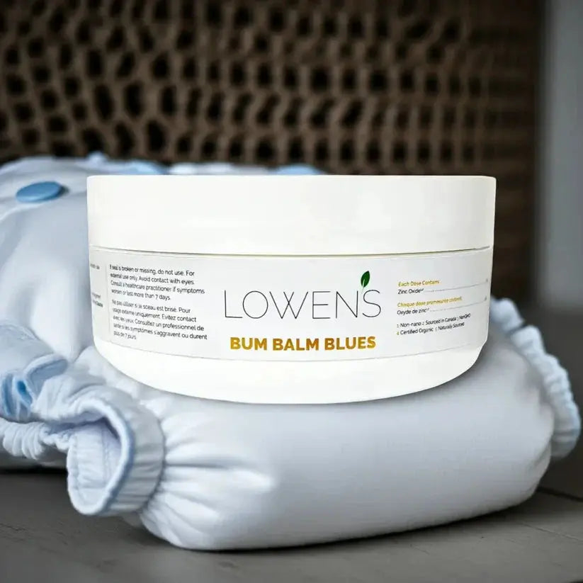 Best natural diaper cream - Lowen's Bum Balm Blues: How Zinc Oxide Protects Skin Lowen's Natural Skincare