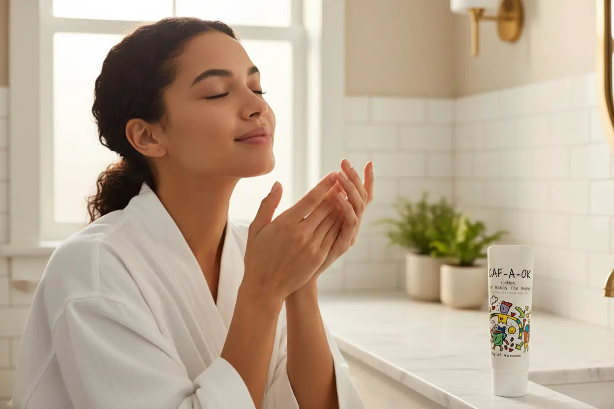 Caf-A-OK Coffe oil and Cocoa Butter Lotion My Store