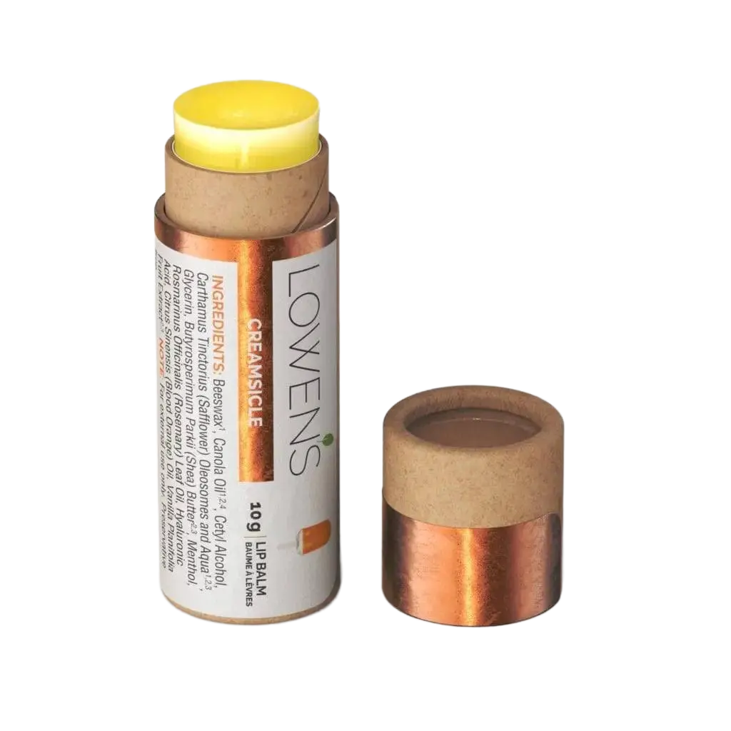 Creamsicle Lip Balm Lowens Natural Skincare