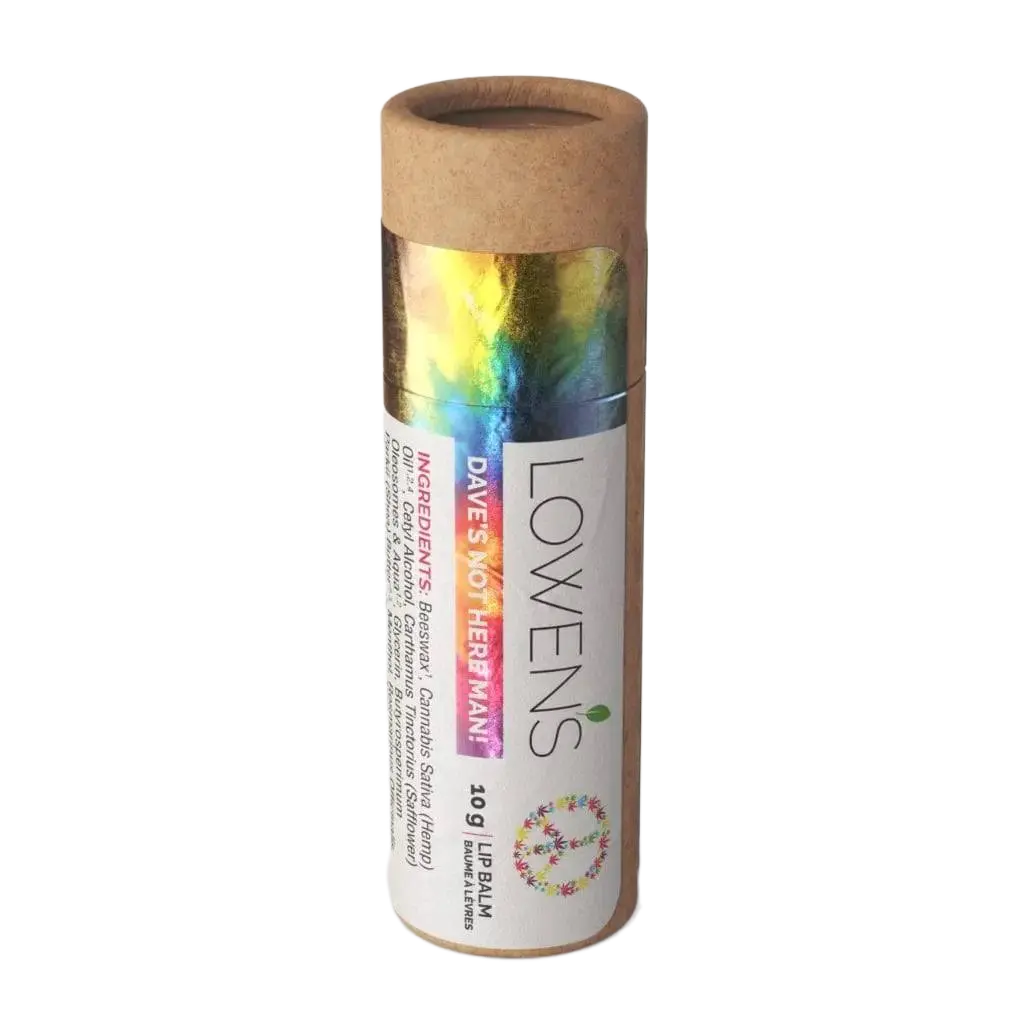 Dave’s Not Here Man! Hemp Balm Lowens Natural Skincare
