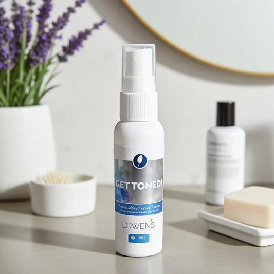 Get Toned! Vegan Aloe Vera Toner Lowens Natural Skincare