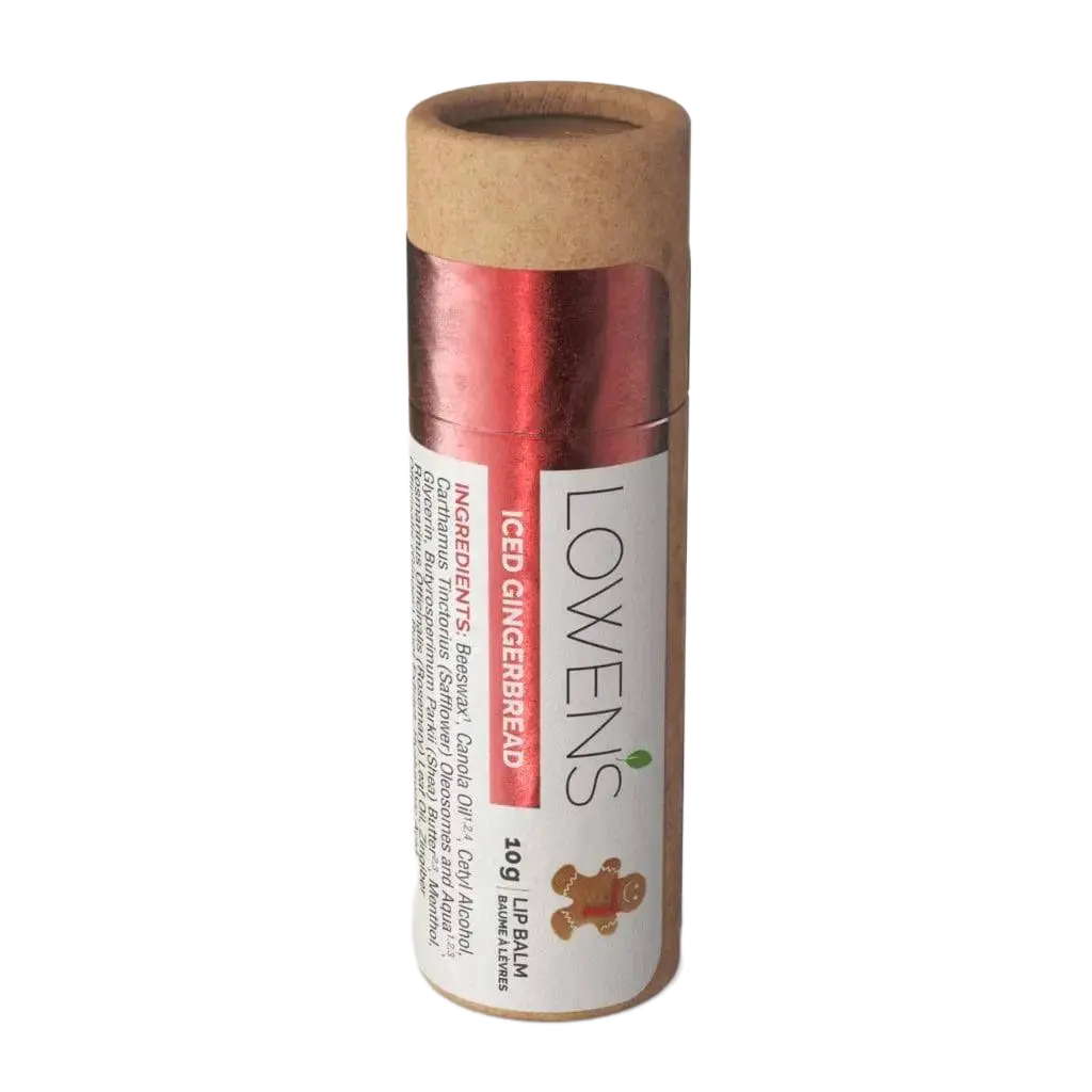 Iced Gingerbread Lip Balm Lowens Natural Skincare