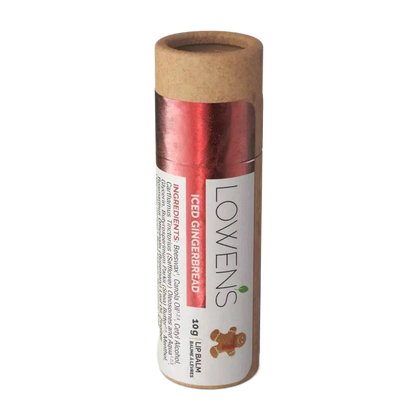 Iced Gingerbread Lip Balm Lowens Natural Skincare