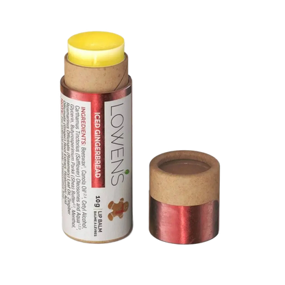 Iced Gingerbread Lip Balm Lowens Natural Skincare