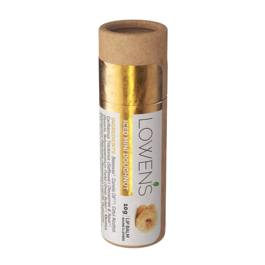 Iced Mini Doughnut Lip Balm Lowens Natural Skincare