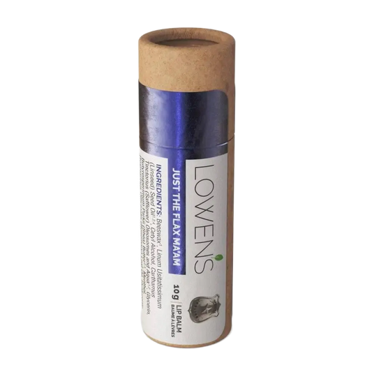Just the Flax Ma’am! Lip Balm Lowens Natural Skincare