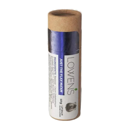 Just the Flax Ma’am! Lip Balm Lowens Natural Skincare