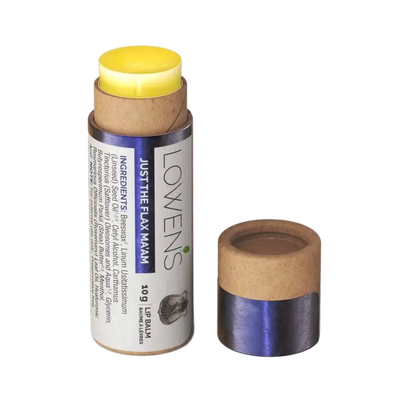 Just the Flax Ma’am! Lip Balm Lowens Natural Skincare