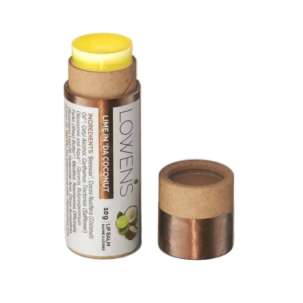 Lime in 'da Coconut Lip Balm Lowens Natural Skincare