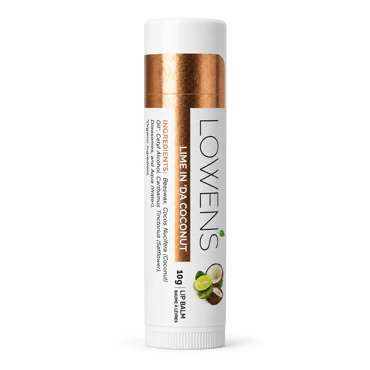 Lime in 'da Coconut Lip Balm Lowens Natural Skincare