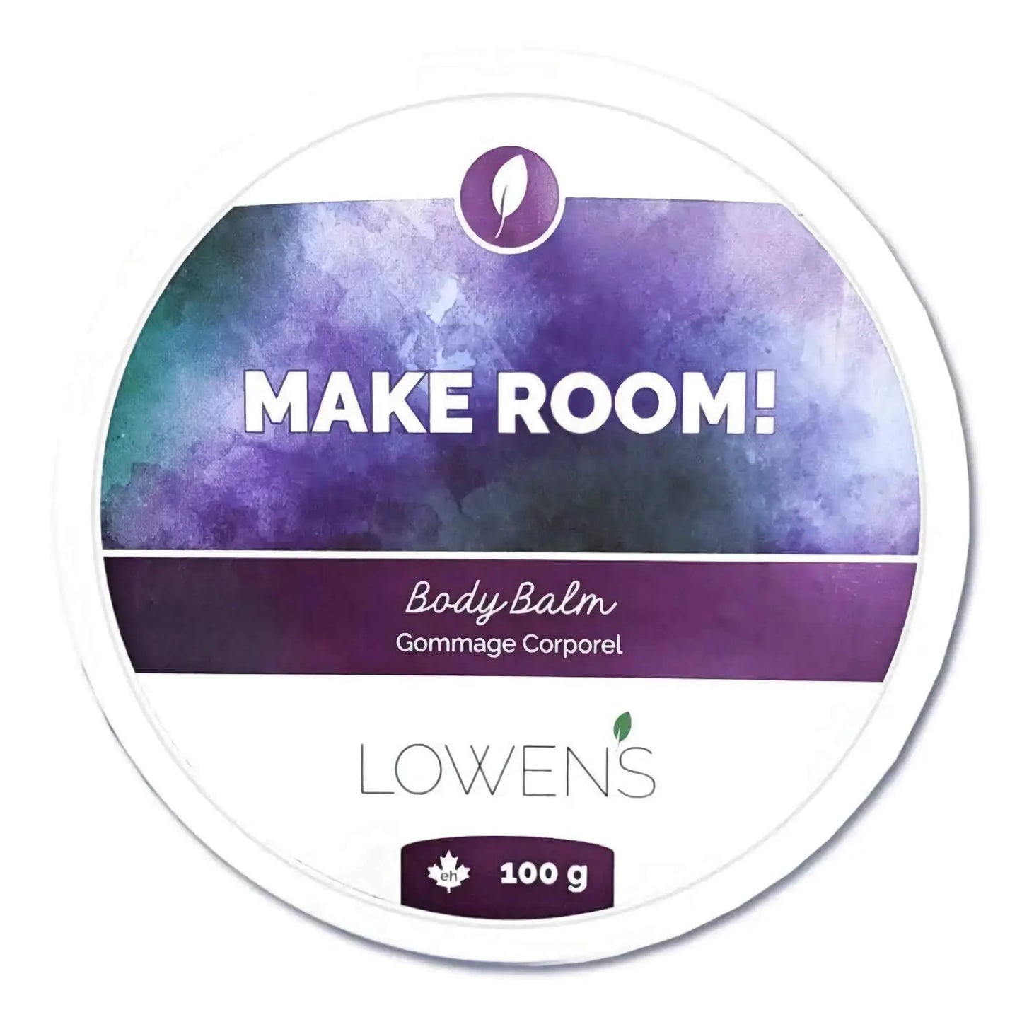 Make Room Body Balm Lowens Natural Skincare