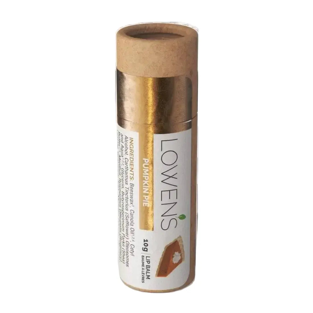 Pumpkin Pie Lip Balm Lowens Natural Skincare