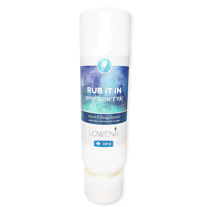Rub it in Why Don’t Ya! Hand and Body Lotion Lowens Natural Skincare