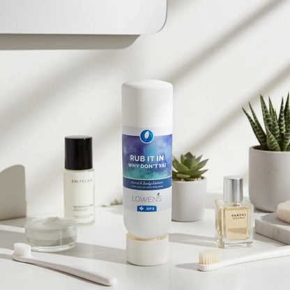 Rub it in Why Don’t Ya! Hand and Body Lotion Lowens Natural Skincare