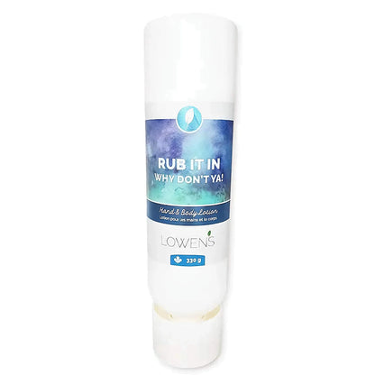 Rub it in Why Don’t Ya! Hand and Body Lotion Lowens Natural Skincare
