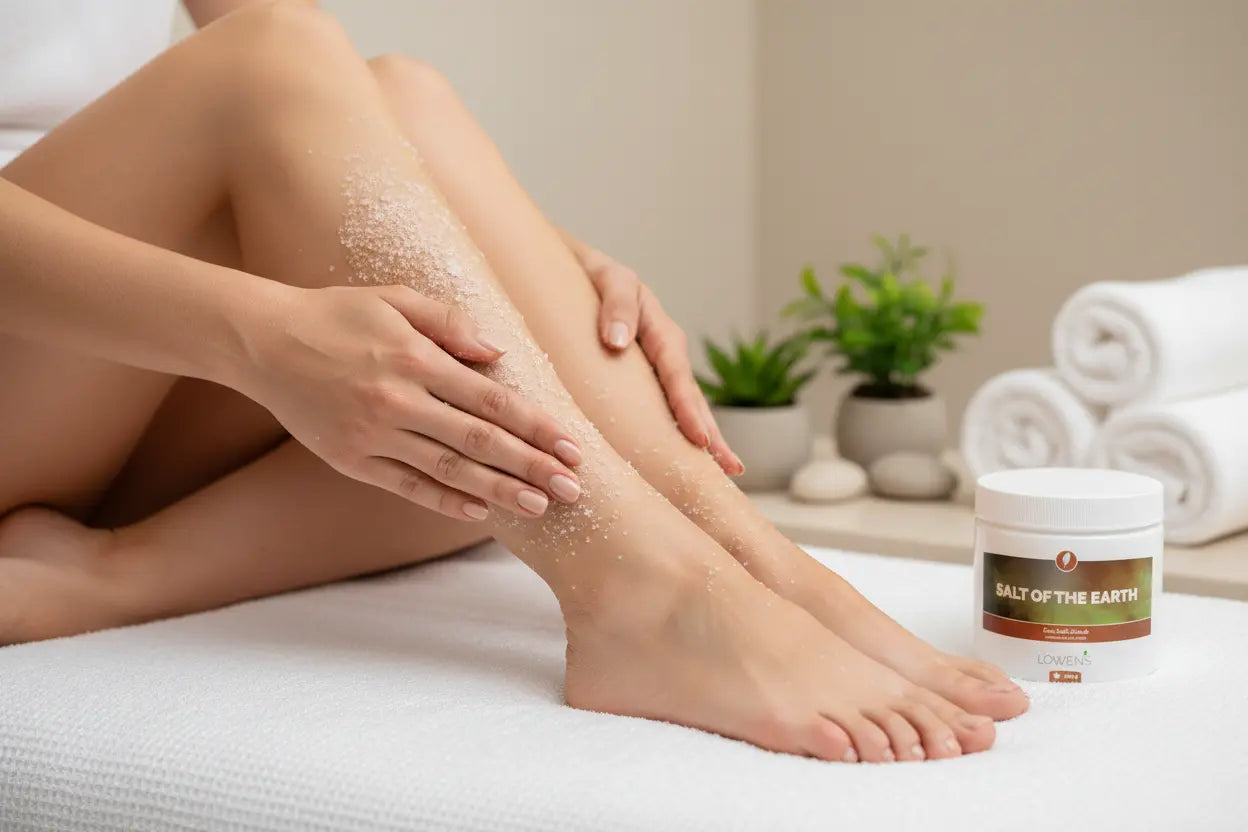 Salt of the Earth Salt Scrub Lowens Natural Skincare