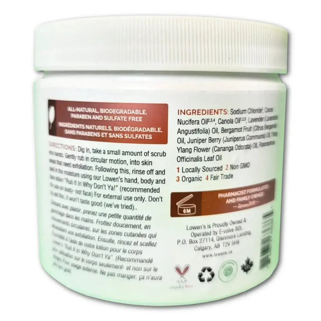 Salt of the Earth Salt Scrub My Store