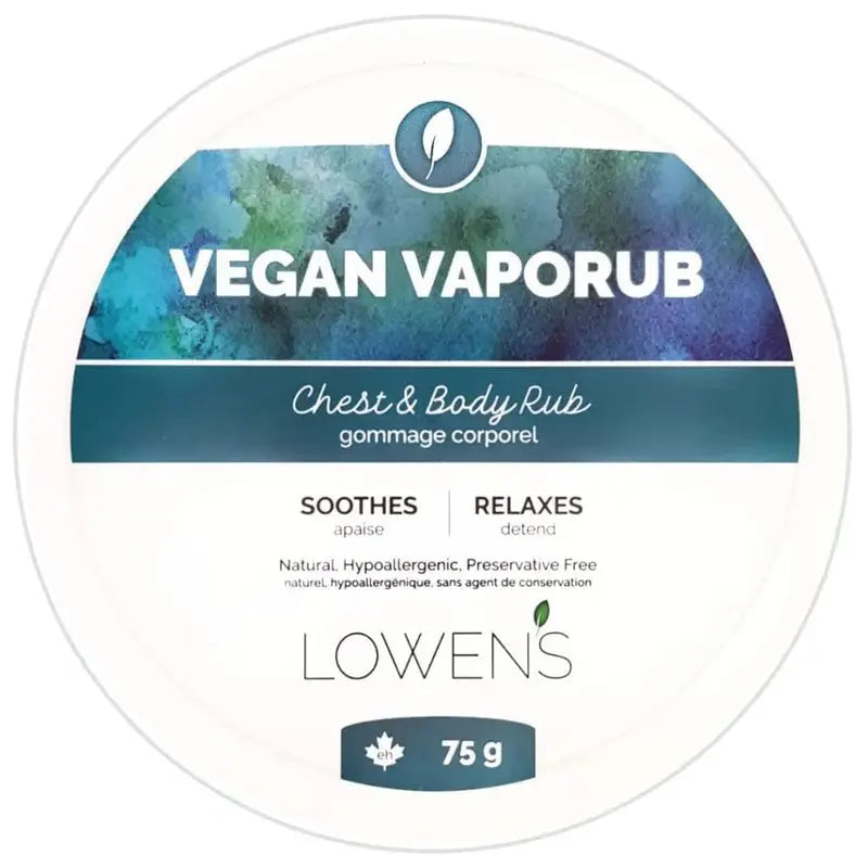 Vegan Vapo Rub Lowens Natural Skincare